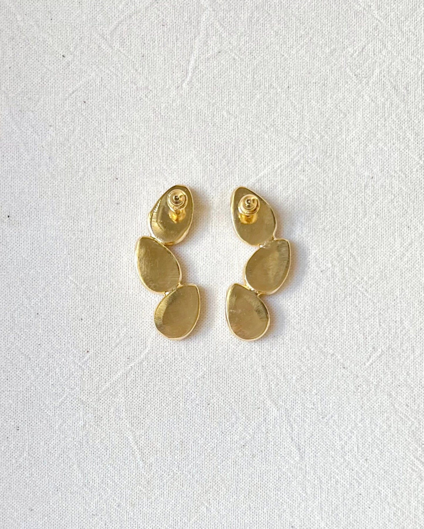 Leaf Wreath Stud Earrings