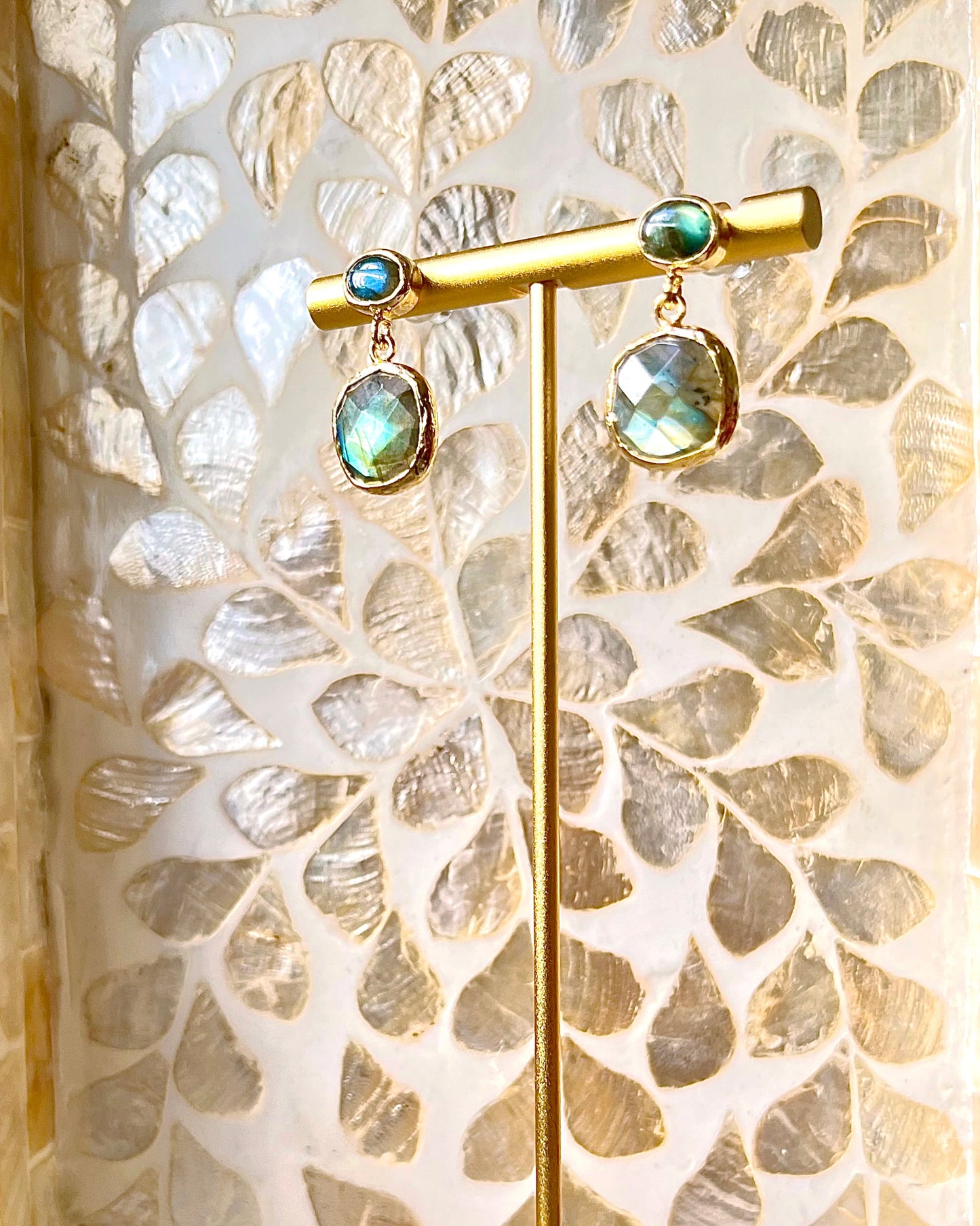 Cushion Drop Earrings