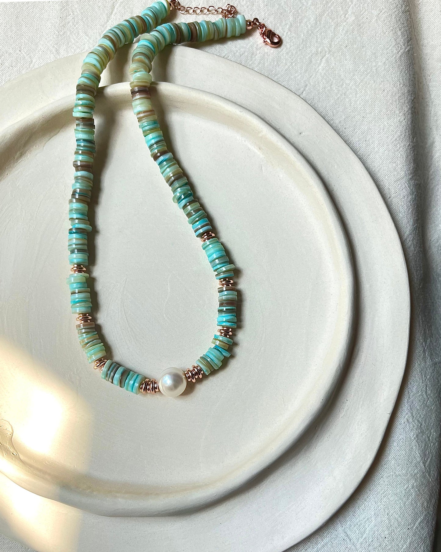 Aqua Wave Necklace