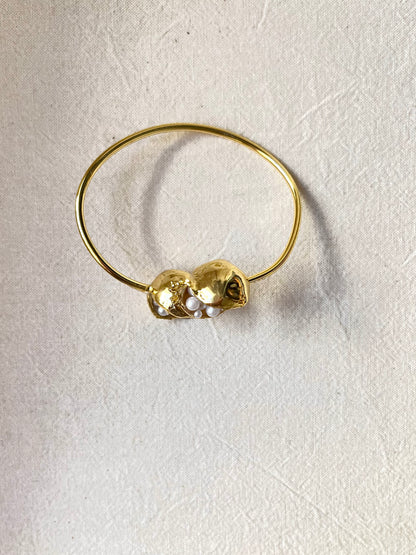 Pomegranate Open End Bangle