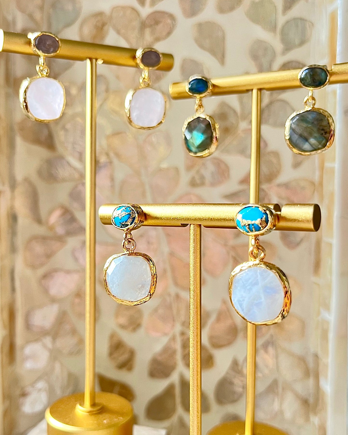 Cushion Drop Earrings