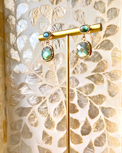 Cushion Drop Earrings