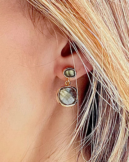 Cushion Drop Earrings