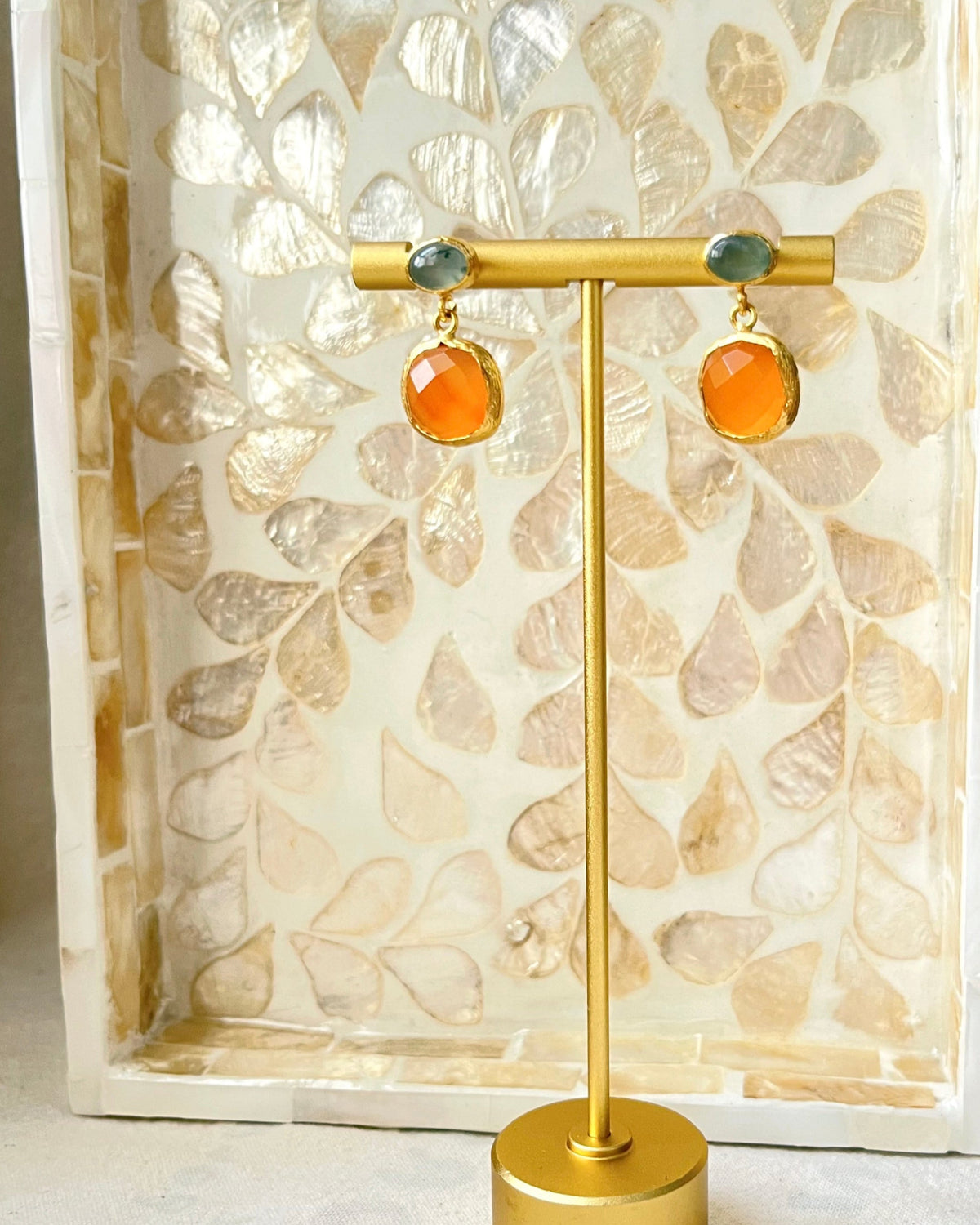 Cushion Drop Earrings